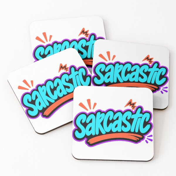 Item preview, Sarcastic Colorful Attitude Typography designed and sold by RedCircleArt.