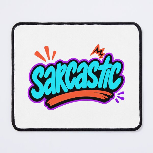 Item preview, Sarcastic Colorful Attitude Typography designed and sold by RedCircleArt.