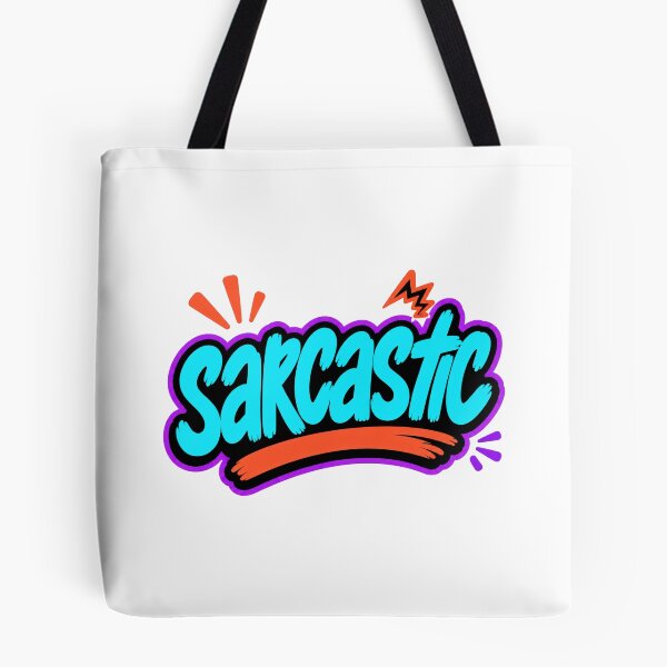 Item preview, Sarcastic Colorful Attitude Typography designed and sold by RedCircleArt.
