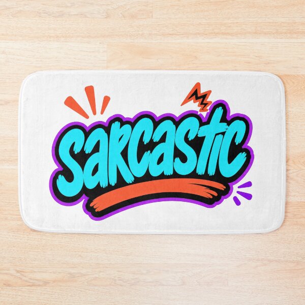 Item preview, Sarcastic Colorful Attitude Typography designed and sold by RedCircleArt.