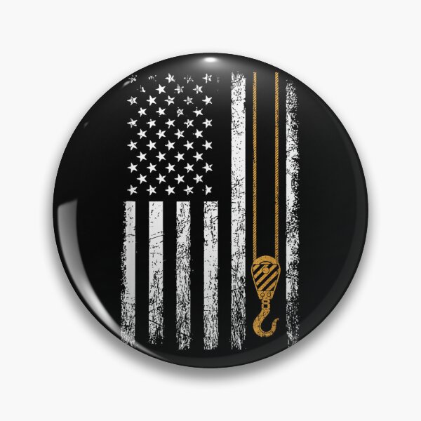 Item preview, Crane Operator US American Flag designed and sold by goombi-creative.