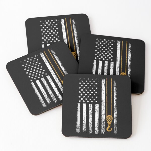 Item preview, Crane Operator US American Flag designed and sold by goombi-creative.