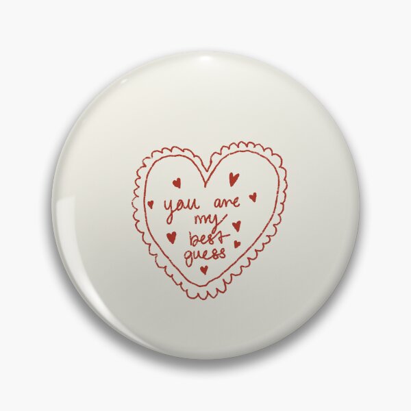 Item preview, Best Guess Lucy Dacus Love Heart designed and sold by lake & lore.