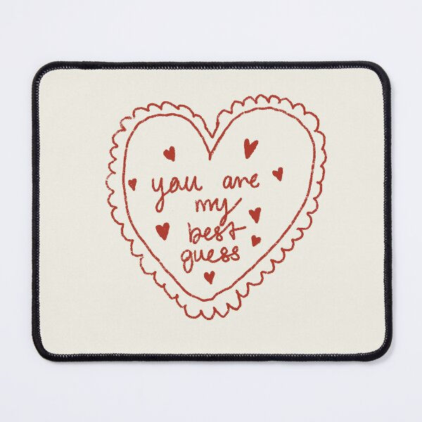 Item preview, Best Guess Lucy Dacus Love Heart designed and sold by lake & lore.