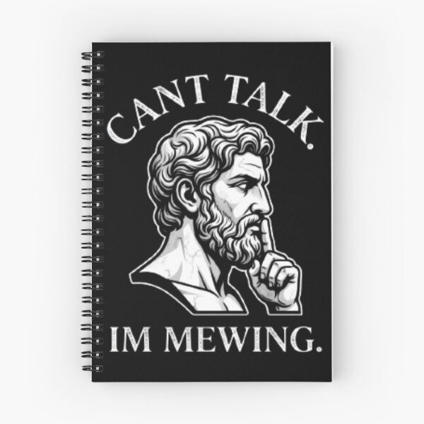 Item preview, Stoic Statue Mewing Meme - Minimalist Cant Talk Im Mewing Graphic designed and sold by OLLI_STORE.