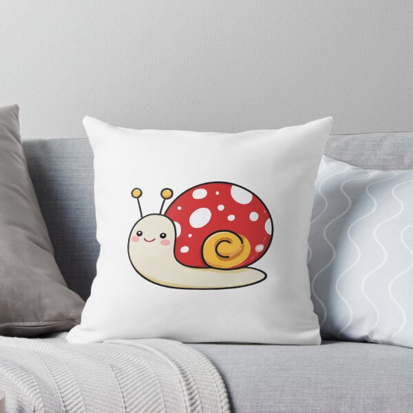 Item preview, Mushroom Snail Cute Cottagecore Kawaii designed and sold by StickerMan17.