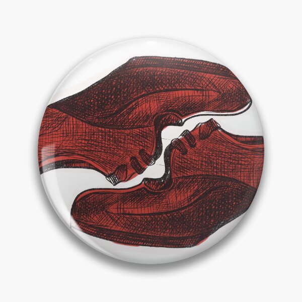 Item preview, Red Flamenco Shoes – Cross‑Hatched Illustration designed and sold by WorldOFaMillion.