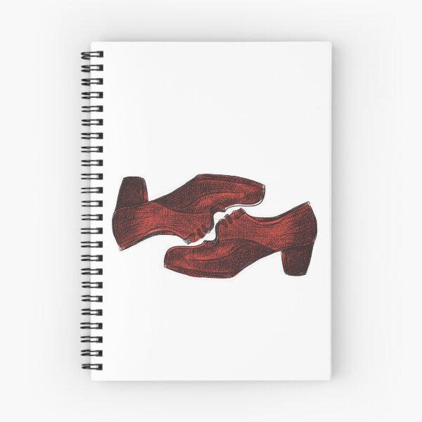 Item preview, Red Flamenco Shoes – Cross‑Hatched Illustration designed and sold by WorldOFaMillion.