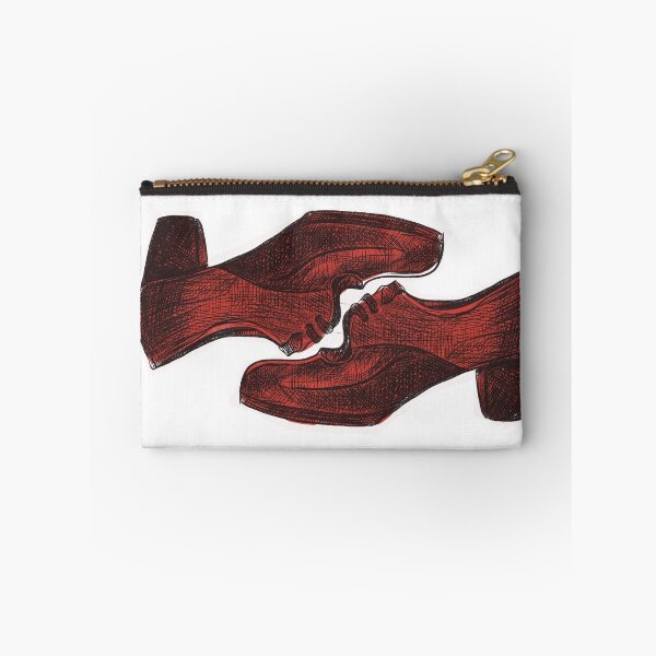 Item preview, Red Flamenco Shoes – Cross‑Hatched Illustration designed and sold by WorldOFaMillion.