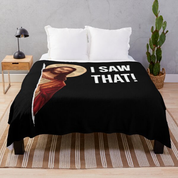 Item preview, I Saw That Jesus Meme designed and sold by TypeRiotStudio.