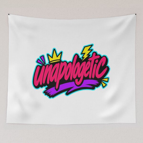 Item preview, Unapologetic Fearless Statement Typography designed and sold by RedCircleArt.