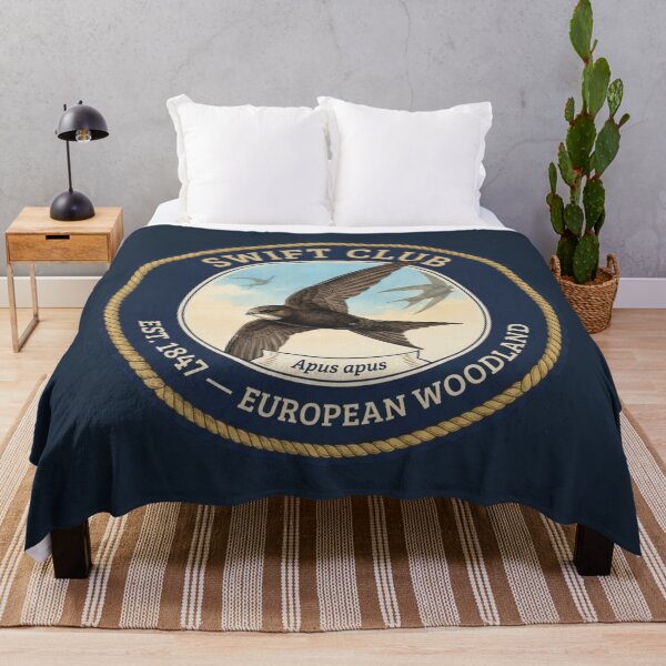 Item preview, Swift Club Vintage Badge European Woodland Wildlife designed and sold by CalmCapy Co.