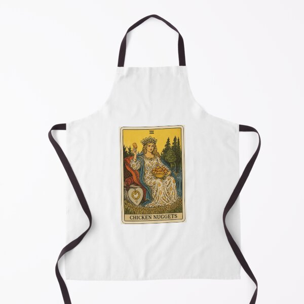 Item preview, Chicken nuggets Tarot card pizza hamburger meme prank weird birthday funny designed and sold by CheeseBlueprint.