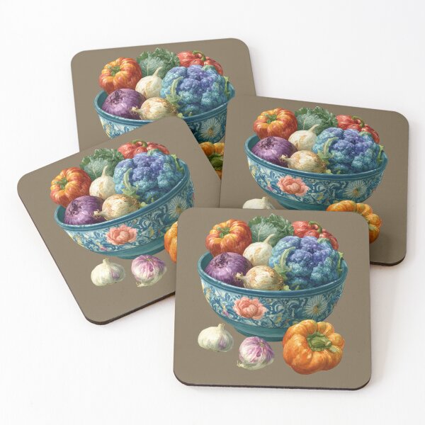 Item preview, Rustic Harvest Vegetable Bowl Watercolor PNG designed and sold by MythicMood.