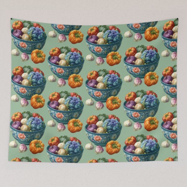 Item preview, Rustic Harvest Vegetable Bowl Watercolor PNG designed and sold by MythicMood.