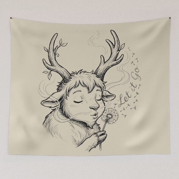Item preview, Dandelion Wish - Cute Faun designed and sold by bapupa.