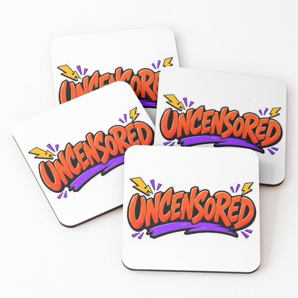 Item preview, Uncensored Rebellious Neon Typography designed and sold by RedCircleArt.