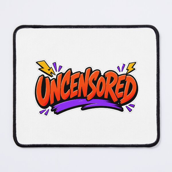 Item preview, Uncensored Rebellious Neon Typography designed and sold by RedCircleArt.