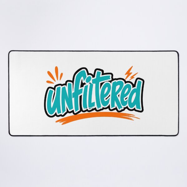 Item preview, Unfiltered Honest Statement Word Art designed and sold by RedCircleArt.