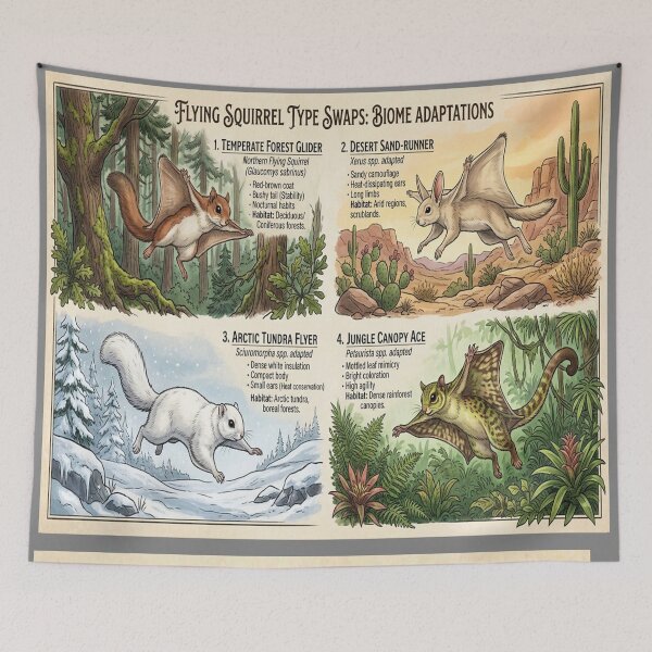 Item preview, Flying Squirrels  designed and sold by Karen Persephone .