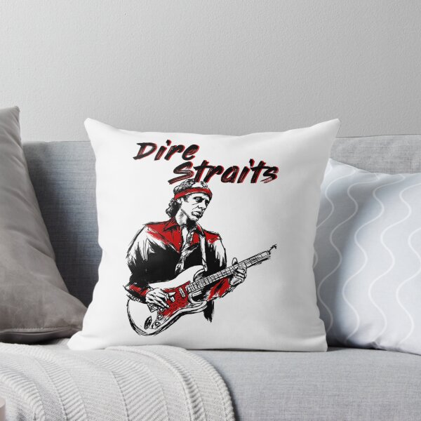 Item preview, Minimalist Red Sketch Silhouette Guitarist designed and sold by nahfoolio.