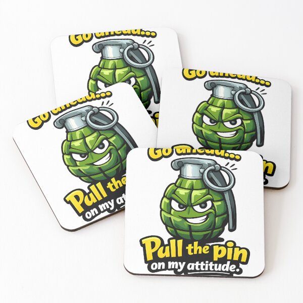 Item preview, pull the pin on my attitude designed and sold by averyshop36.