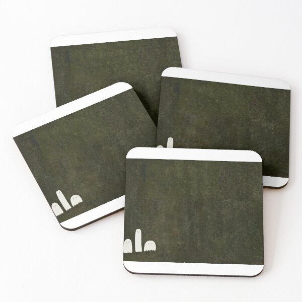 Item preview, Three little ghosts in a moody forest  designed and sold by lake & lore.