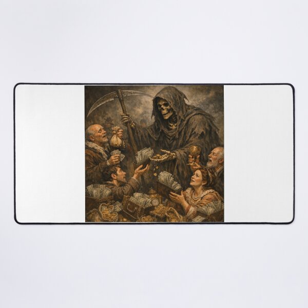 Item preview, You can't cheat death, money isn't everything designed and sold by Nela-&-Lena.