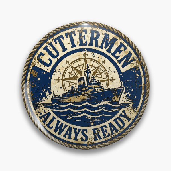 Item preview, Cutterman Vintage Maritime Badge | Proud Coast Guard Heritage Design designed and sold by Coasties.