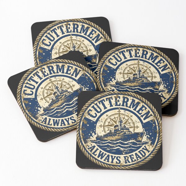 Item preview, Cutterman Vintage Maritime Badge | Proud Coast Guard Heritage Design designed and sold by Coasties.