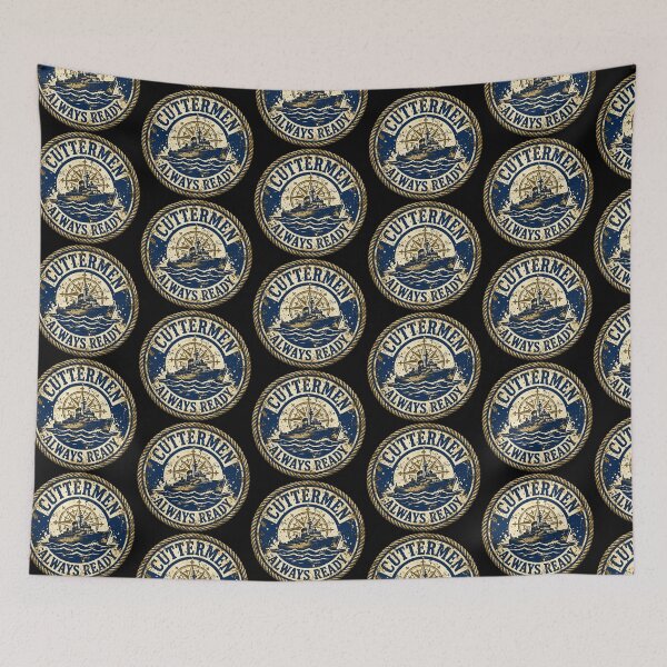 Item preview, Cutterman Vintage Maritime Badge | Proud Coast Guard Heritage Design designed and sold by Coasties.