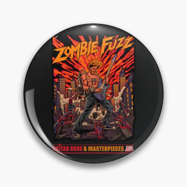 Item preview, Zombie Fuzz Guitarist Apocalyptic City designed and sold by Aqib-Javed.