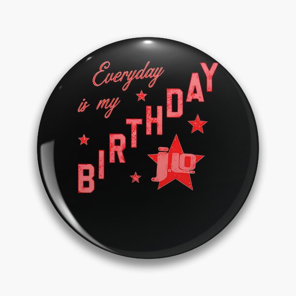 Item preview, Everyday Is My Birthday JLO Red Stars Visual designed and sold by theK-POPprints.