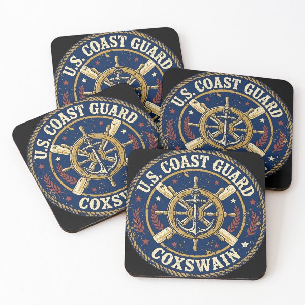 Item preview, Coast Guard Coxswain Vintage Nautical Design | Maritime Leadership Badge designed and sold by Coasties.