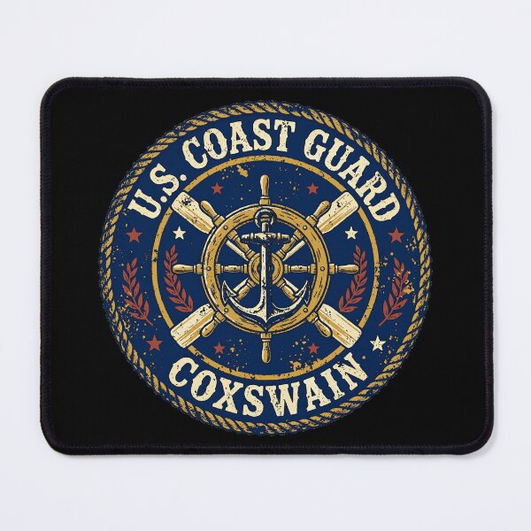 Item preview, Coast Guard Coxswain Vintage Nautical Design | Maritime Leadership Badge designed and sold by Coasties.