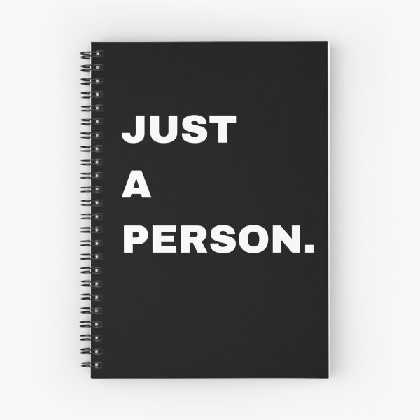 Aperçu de l'œuvre Juste une personne Cadeaux minimalistes amusants créée et vendue par BrokenLabel.