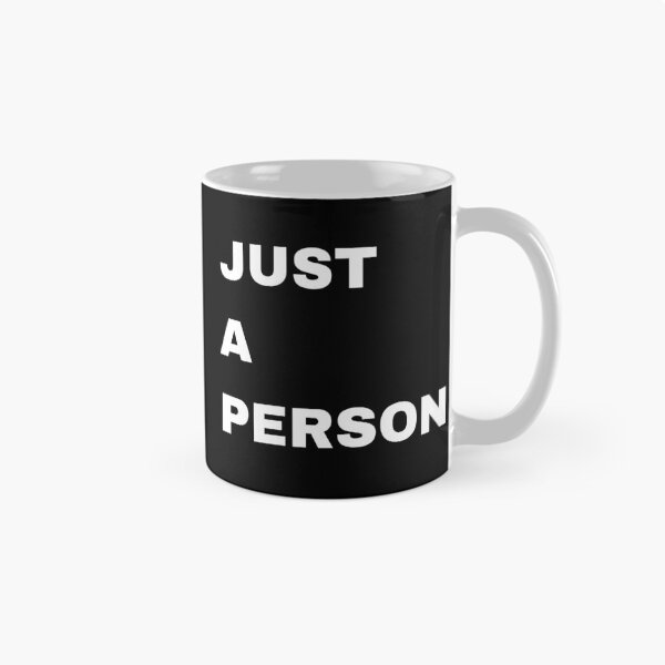 Item preview, Just A Person Funny Minimalist Gifts designed and sold by BrokenLabel.