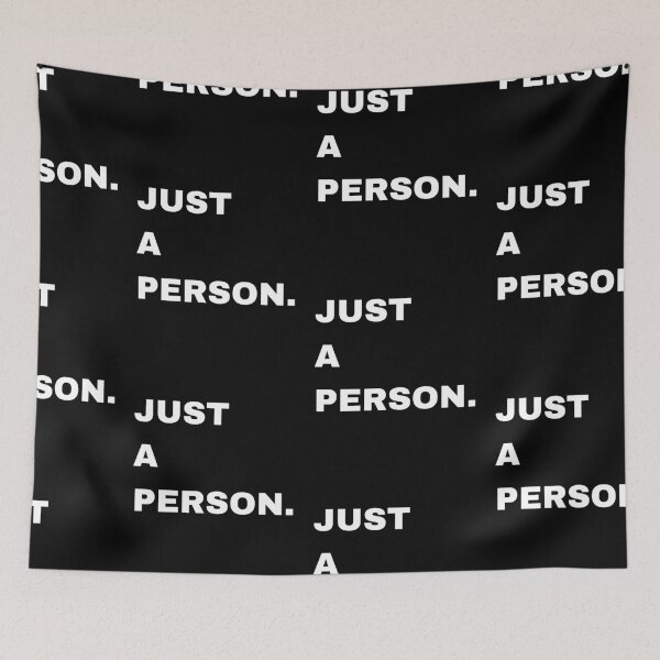 Item preview, Just A Person Funny Minimalist Gifts designed and sold by BrokenLabel.