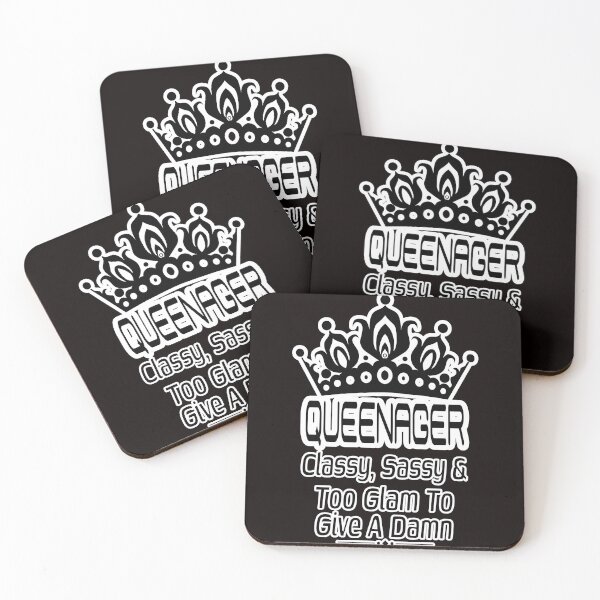 Item preview, Queenager – Classy, Sassy & Too Glam to Give a Damn | Funny Queen Crown Design designed and sold by A-T-H.