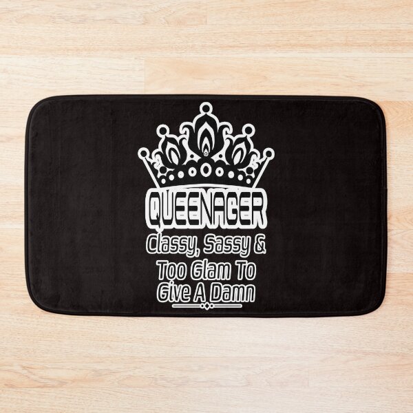 Item preview, Queenager – Classy, Sassy & Too Glam to Give a Damn | Funny Queen Crown Design designed and sold by A-T-H.