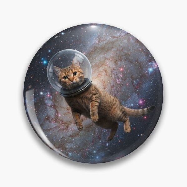 Item preview, Cat astronaut Galaxy Birthday Party Hat Happy Balloons designed and sold by CheeseBlueprint.