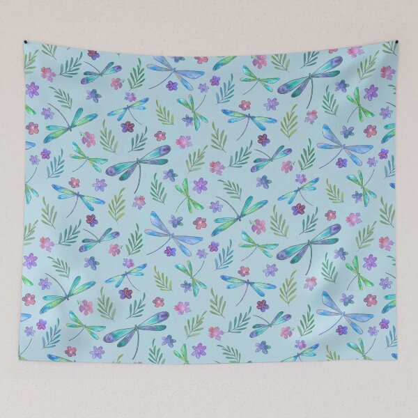 Item preview, Whimsical Dancing Dragonflies  designed and sold by Sukilopi.