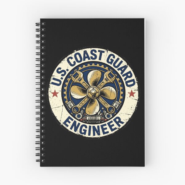 Item preview, Coast Guard Engineer Vintage Maritime Design | Engineering Heritage Badge designed and sold by Coasties.