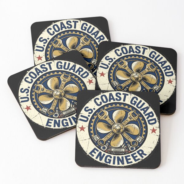 Item preview, Coast Guard Engineer Vintage Maritime Design | Engineering Heritage Badge designed and sold by Coasties.