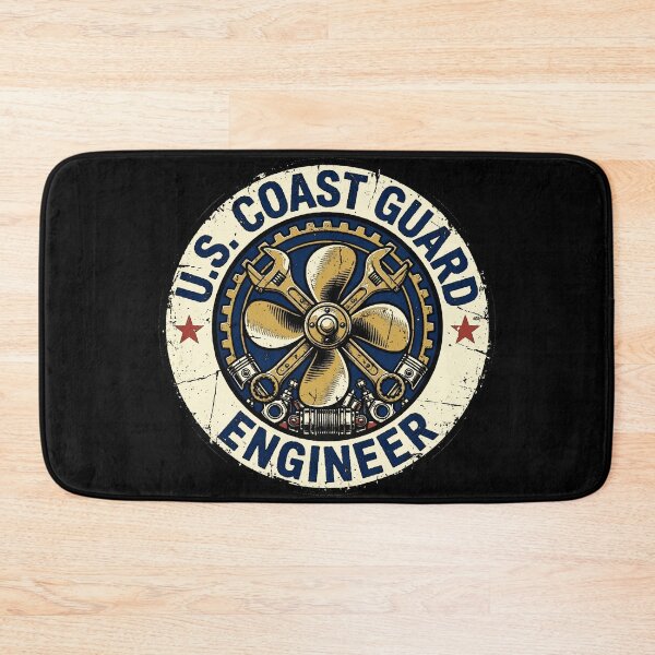 Item preview, Coast Guard Engineer Vintage Maritime Design | Engineering Heritage Badge designed and sold by Coasties.