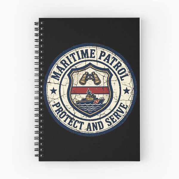 Item preview, Maritime Patrol Vintage Coast Guard Design | Ocean Security Heritage Badge designed and sold by Coasties.