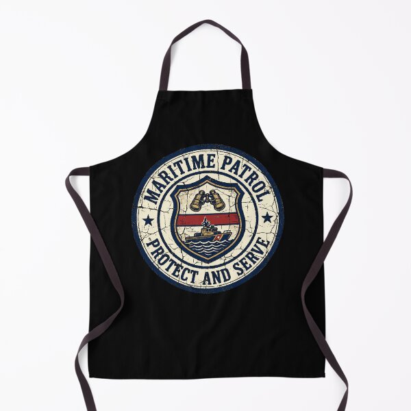 Item preview, Maritime Patrol Vintage Coast Guard Design | Ocean Security Heritage Badge designed and sold by Coasties.