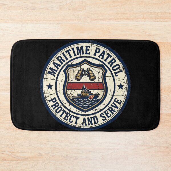 Item preview, Maritime Patrol Vintage Coast Guard Design | Ocean Security Heritage Badge designed and sold by Coasties.