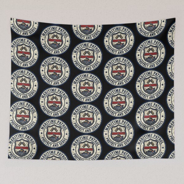 Item preview, Maritime Patrol Vintage Coast Guard Design | Ocean Security Heritage Badge designed and sold by Coasties.