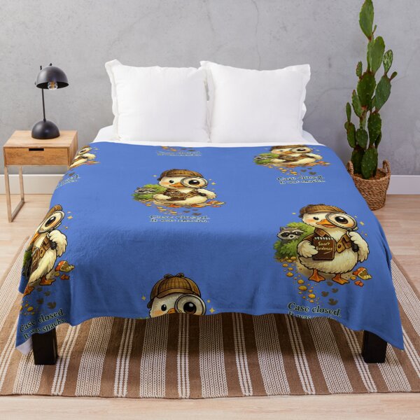 Item preview, Funny Duck Detective – Cute Animal Humor T‑Shirt Design | Case Closed It Was Snacks designed and sold by EdgeSphere.